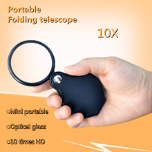 Draagbare Handheld Vergrootglas 10X Folding Pocket Vergrootglas Sieraden Vergrootglas Sieraden Waardering