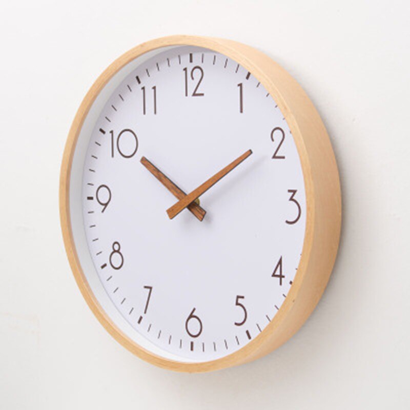 Reloj nórdico Saatk de pared de madera japonesa Nixie 3d, decoración de pared grande para el hogar, Saat Murale, gran decoración para el hogar, Salones, decoración para el hogar, Oficina W50111: Style 1 / 12 inches