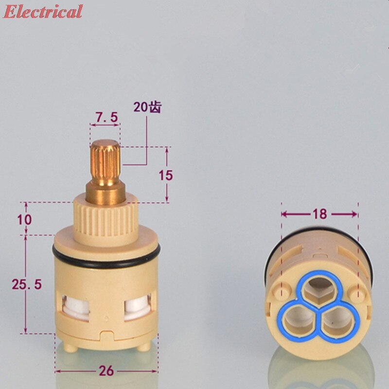 1Pc Spruitstuk Water Segregator Kraan Cartridges Badkamer Douche Accessoires Douche Mengkraan 3 Speed Regulator Keramische Schakelaar: NO.5