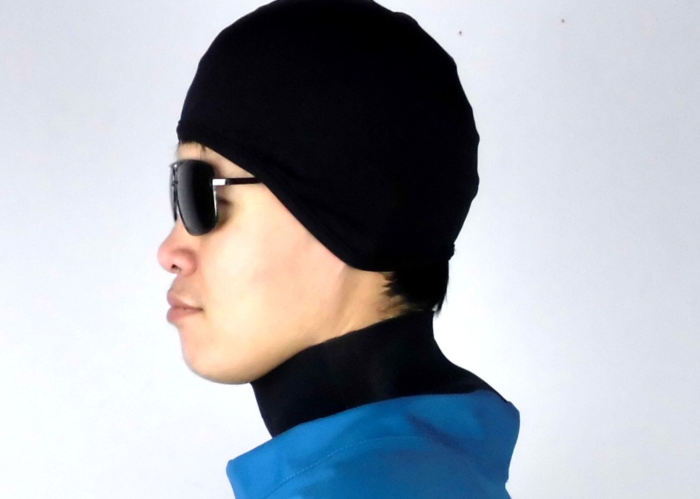 ELUANSHI cycling cap bicycle bandana hat bike headscarf pirate biker sports scarf Warm and breathable black super elastic