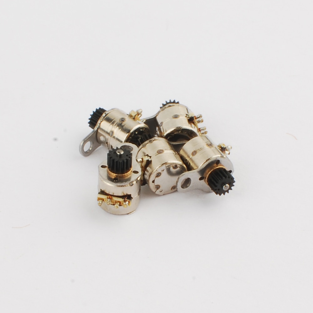 20 PCS Japan Nidec 4 Wire 2 Phase micro stepper motor D6.1xH7.7mm with plastic wheel stepping motorr for camera