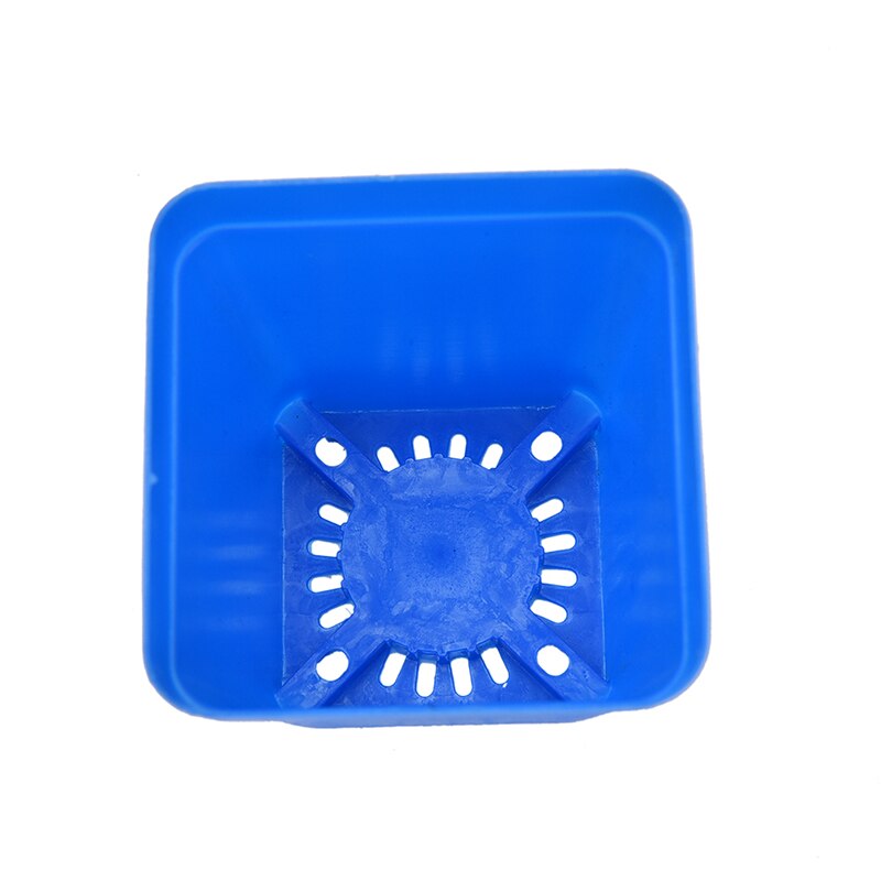 Jardinière plastique multicolore 10 pièces | Pot carré de plantes en plastique, Pot de fleur, de jardin, décor de maison