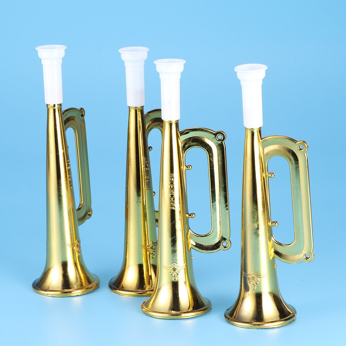 14pcs Plastic Trumpet Toys Musical Sounding Toys Cheering Props Party Favors Educational Supplies