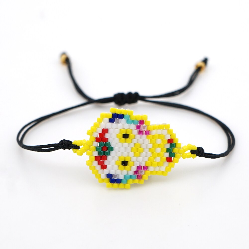 Go2boho Del Braccialetto Del Cranio di Halloween Delle Donne Dei Monili di Regalo Per Il Bambino Messicano Cranio Miyuki Braccialetti All'ingrosso Pulseras Punk 2020 Femme: MI-B190521D