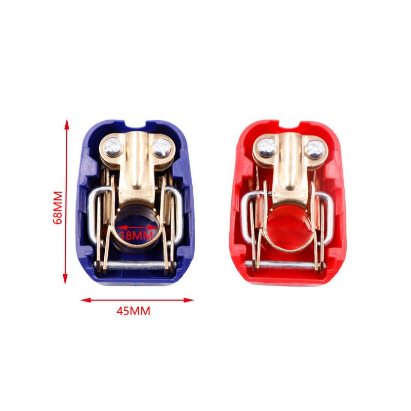 Une paire de pince de connecteur de dégagement rapide pinces de batterie de voiture bornes de batterie pinces pour voiture caravane bateau moto