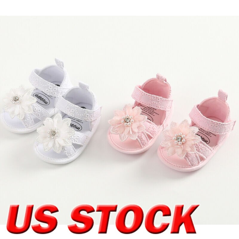 Girls cotton shoes slippers sandals trainers baby kids toddler newborn Shoes US