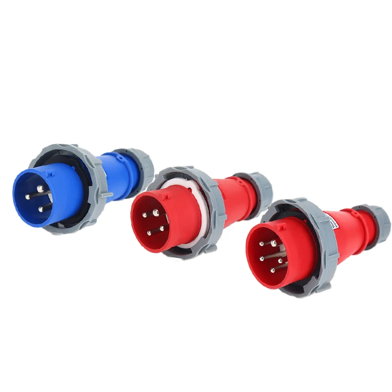 Industrial Plug and Socket 3P/4P/5Pin Electrical Connector 16A 32A IP67waterproof Wall Mounted Socket MALE FEMALE 220V 380V
