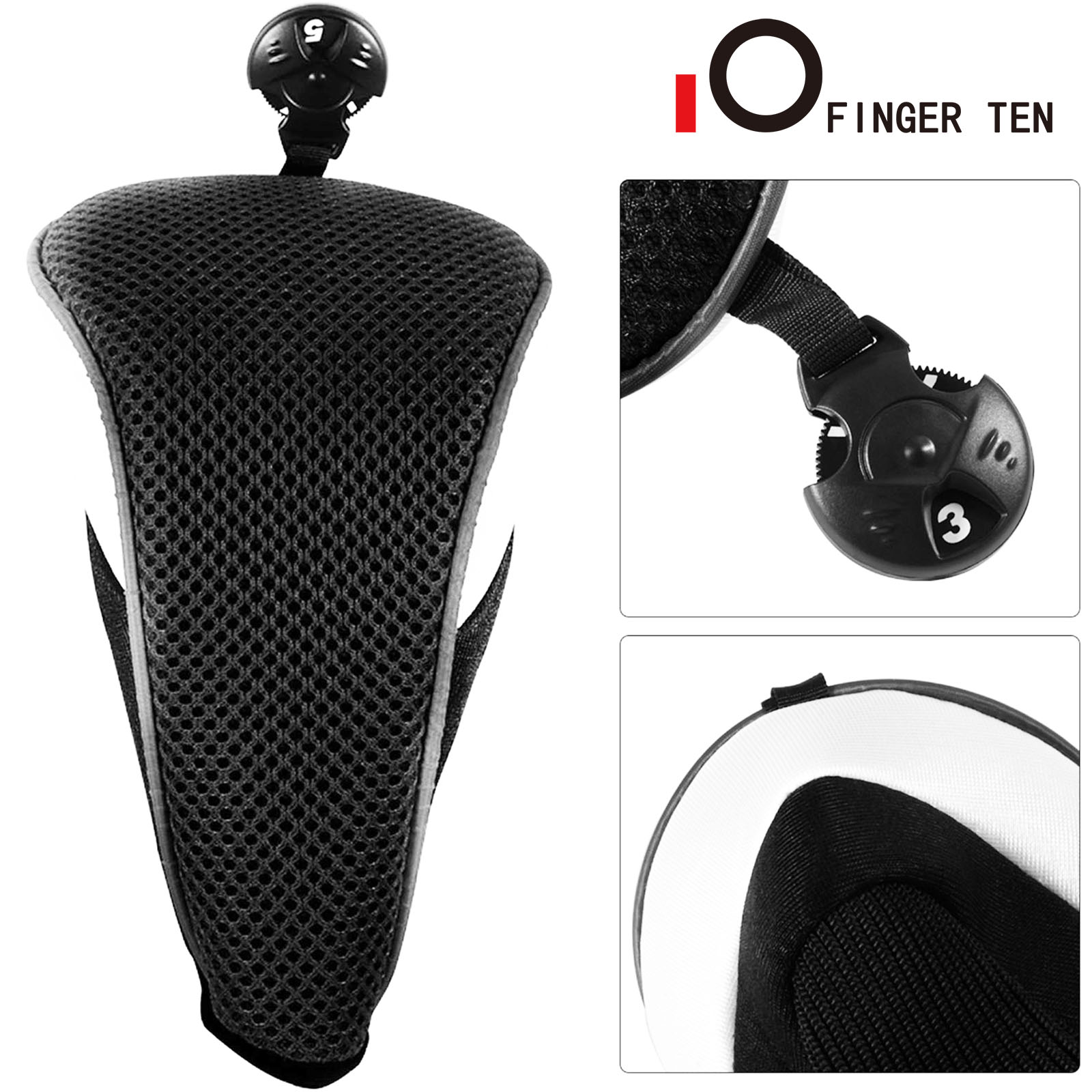 Driver Fairway Hybrid Golf Club Head Covers Putter Woods Cover Protector Verwisselbare Tag Nummer No.1 3 5 7 X