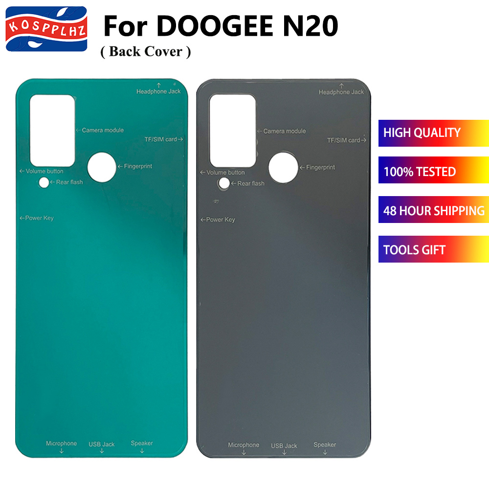 Coque de protection arrière pour batterie DOOGEE N20 Pro, originale, pour panneau arrière