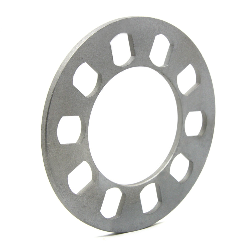 TIROL T12852a Universal Wheel Spacer 5 hole 5mm thick Aluminum Wheel adapter fit 5 lug 5X114.3 5X120 5X120.7 5X127