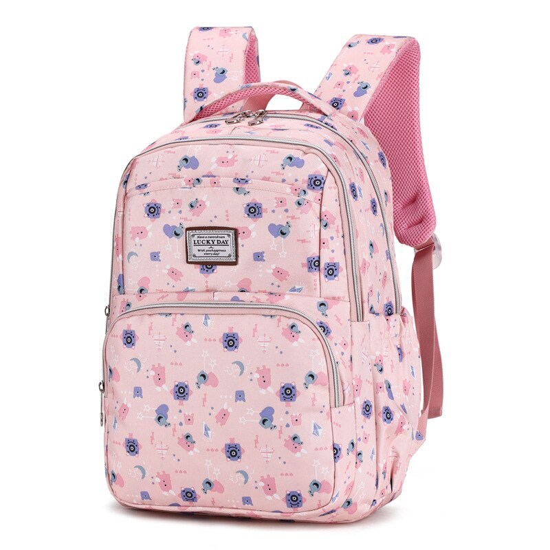 Leuke Meisjes Rugzakken Kids Satchel Kinderen Schooltassen Voor Meisjes Orthopedische Waterdichte Rugzak Kind Schooltas Mochila Escolar: pink1