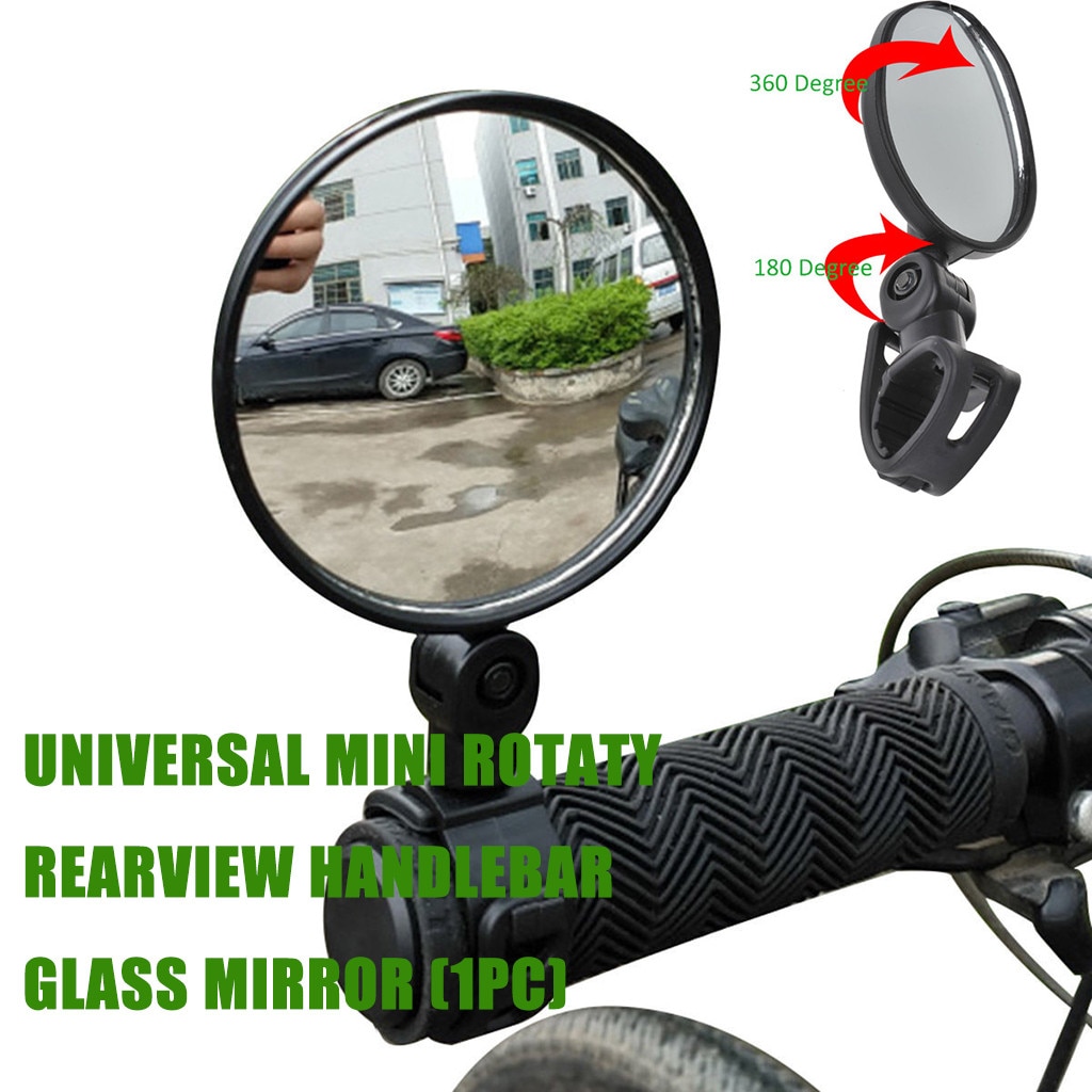 Universele Mini Rotaty Achteruitkijkspiegel Stuur Glas Spiegel Voor Fiets Fiets