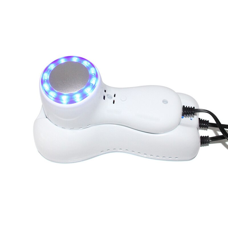 Multifunctioneel ultrasoon koud led blauw licht schoonheidsapparaat facelift vibratie massager huidverzorging lichaamsverzorgingsinstrument
