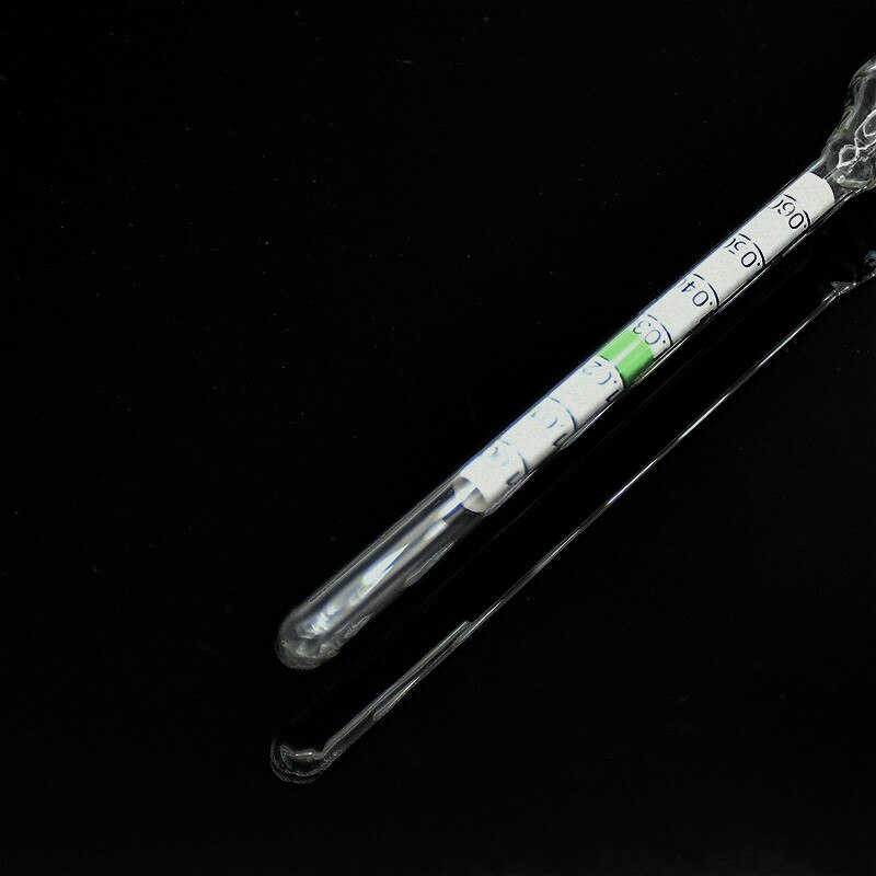 Seawater Density Meter 1.000-1.060 Seawater Salinity Meter Baume Glass Hydrometer Densitometer 2 In 1 With Thermometer 5 Pcs