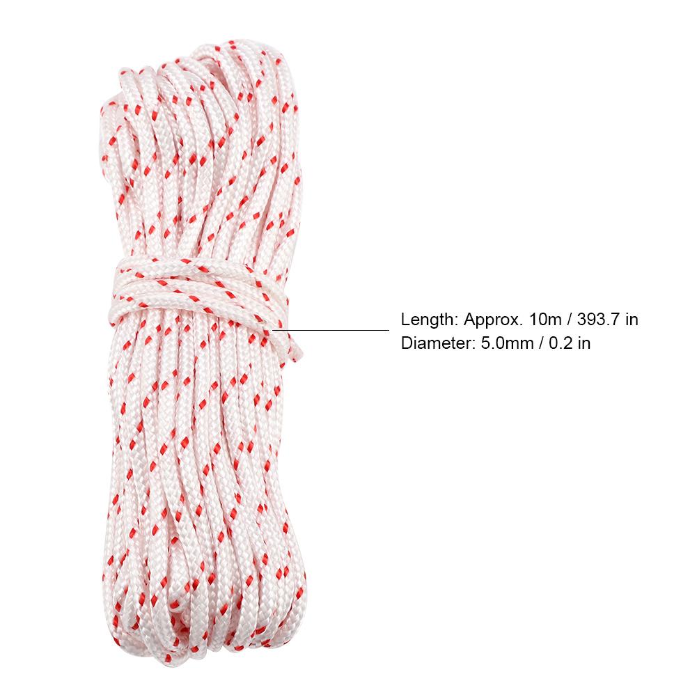 5.0mm 10M Starter Rope Pull Cord For Trimmer STRIMMER / HEDGE-TRIMMER PULL CORD START ROPE FOR LAWNMOWER CHAINSAW BLOWER