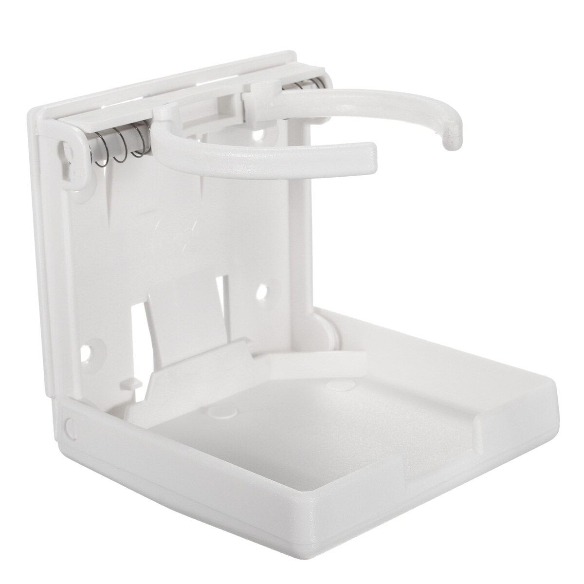 Verstelbare Vouwen Bekerhouder Boot Marine Caravan Auto 4x4 RV Cup Wit Zwart: WHITE