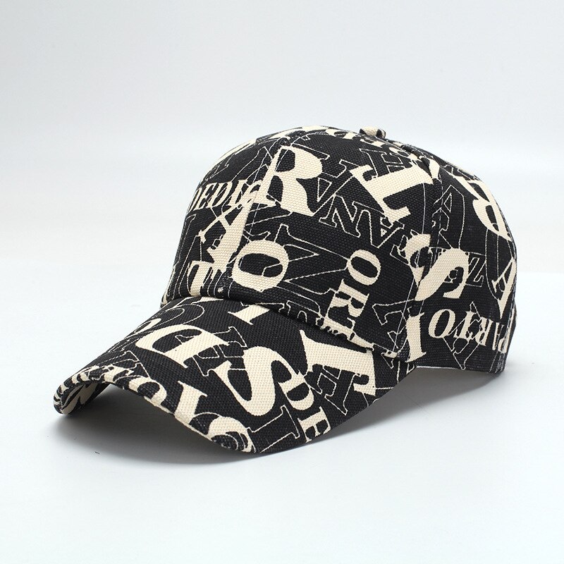 Alphabet Cap Boy and Girl Hip-hop Baseball Cap for Men and Women Summer Sunshade Cap