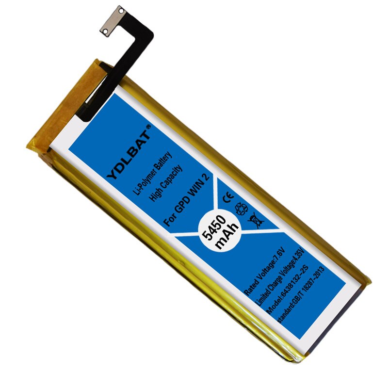 YDLBAT For GPD WIN2 WIN 2 battery for GPD WIN 2 Handheld Gaming Laptop Windows 10 System 8GB RAM Mini PC Laptop 5450mAh