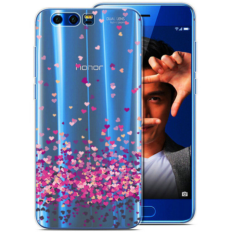 Arvin Silicone Case for Huawei Honor 9 Soft TPU Case for Huawei Honor 9 Premium Slim Crystal Clear Transparent Painting Fundas: 09