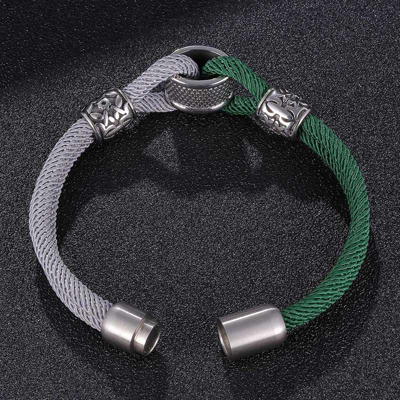 Trendy Handgemachte Milan Seil Einfache Armband Männer Frauen Glück Schnur Armband Hand Jewerly für Freund Freundin SP1100