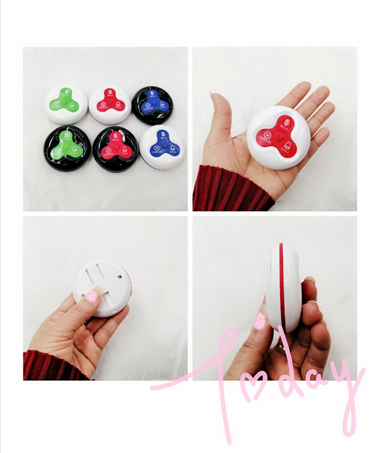 Restaurant Pager Wireless Paging System 5 Waterproof Button Transmitter Guest Call Waiter Service For Cafe Hotel