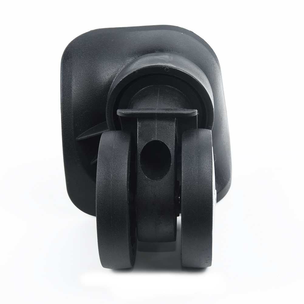 4 pçs mala de bagagem substituição mala de bagagem rodas giratórias roda universal preto para viajar saco mala de viagem