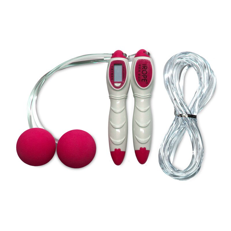 Kinderen Verstelbare Kinderen Count Beginner Draadloze Dual Purpose Baby Alleen Elektronische Kleuterschool Jong Student Springtouw: Pink Children s Rope   No Rope Ball