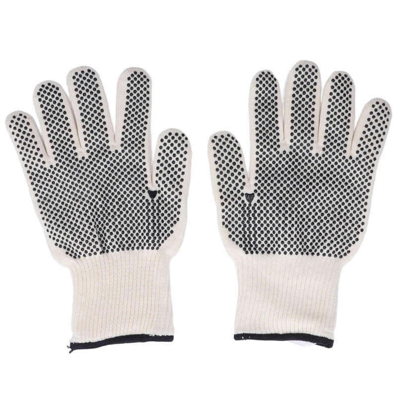 Heat Insulating Gloves Washable Flexible BBQ Grill Gloves Comfortable Open Fire Proof for Firepit