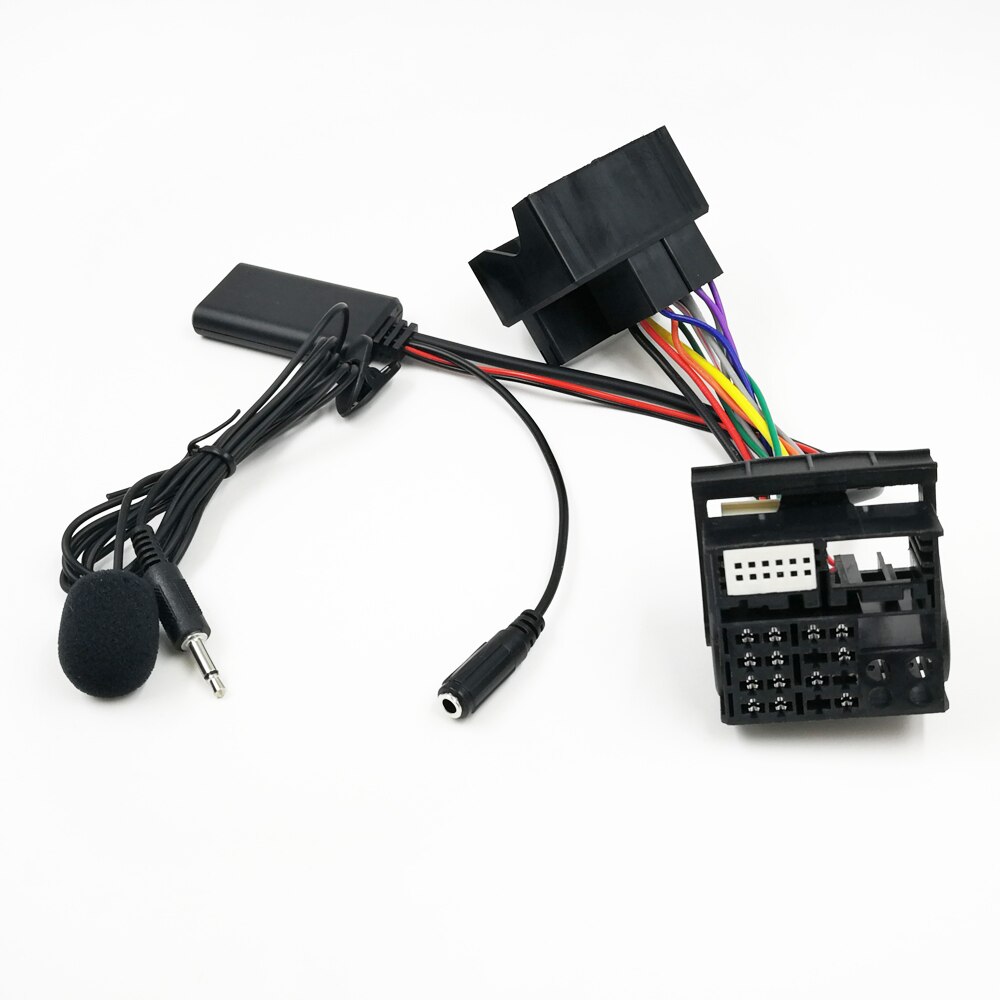 Biurlink bil rcd 510 rcd 310 rns 510 enhed bluetooth 5.0 fuld sele håndfri mikrofon klipholder til volkswagen passat jetta