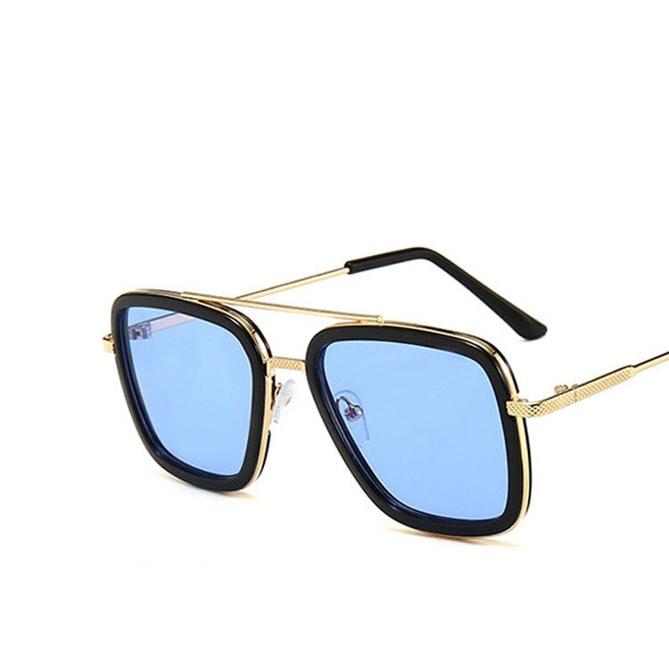 Stijl Iron Man Frame Baby 3-10 Jaar Jongens & Meisjes Zonnebril UV400 Cool Golden Metalen Bril vintage Oculos De Sol N469