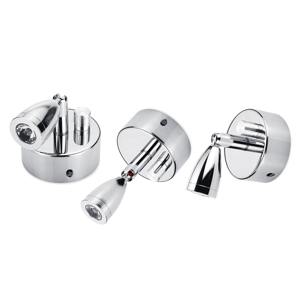 12-24V Adjustable LED Spot Reading Light Interior Spotlight Dimming Knob Switch For RV Caravan Boat Truck Reading Desk lamp