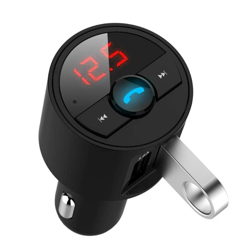 FM Transmitter USB Charger Bluetooth Car Kit FM Modulator Audio Music Mp3 Player Phone Wireless Handsfree