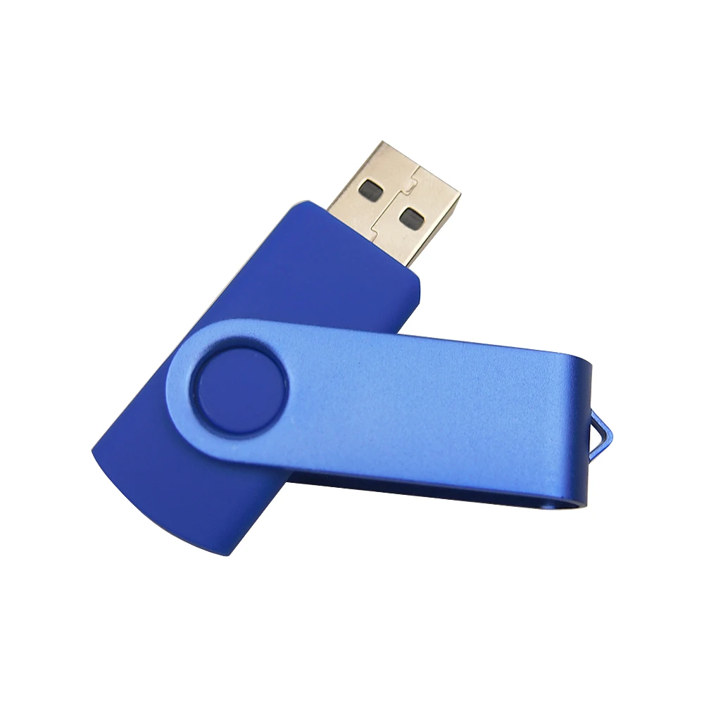 Metal USB Flash Drive 4GB 8G 32GB 16GB 64GB Waterproof Usb 2.0 Pendrive Portable Memory Stick for: Blue / 32 GB