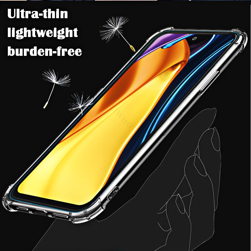 Para Xiaomi Poco M3 Pro 5G funda blanda de teléfono HD transparente para Xiaomi Poko M3Pro 5g 6,5 "M2103K19PG fundas antiarañazos a prueba de golpes