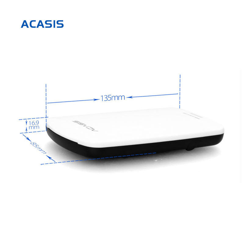 Freies Auf 2.5 &#39;&#39;ACASIS Original 1TB 500GB Speicher USB 2,0 HDD Handy, Mobiltelefon Festplatte Externe festplatte Haben Schalter Energie