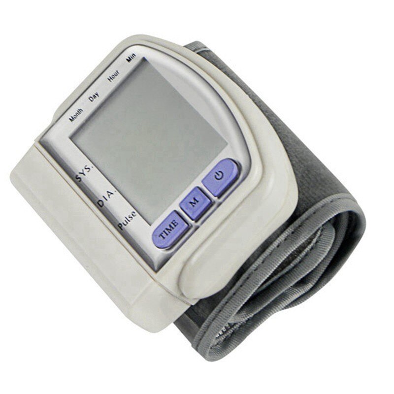 Blood Pressure Monitor Pulsometro Wrist Sphygmomanometer Toma Presion Arterial Tansiyon Aleti Pulsometer Pulse Meter Tonometer