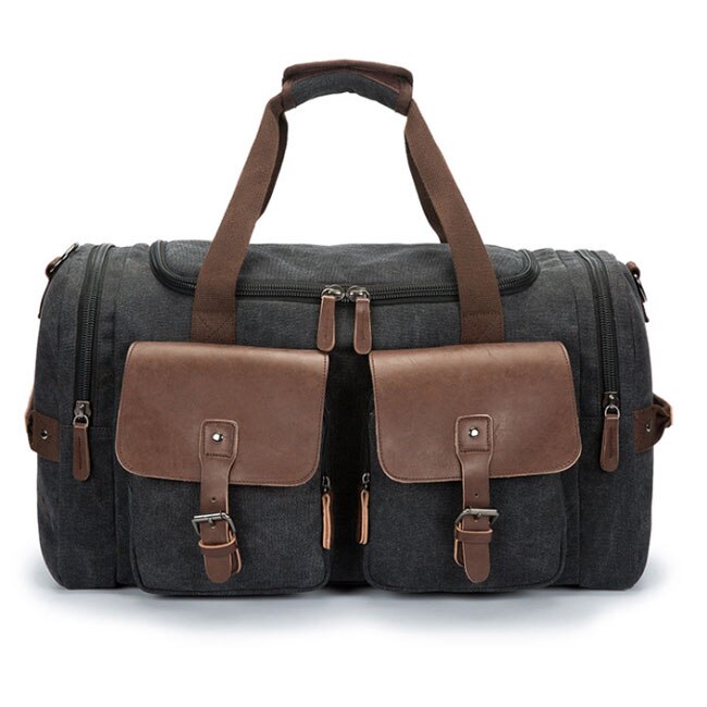 Outdoor Men Gym Bag Sports Multifunction Weekend Shoulder Bag Training Travel Handbag Fitness Crossbody Bag: Black