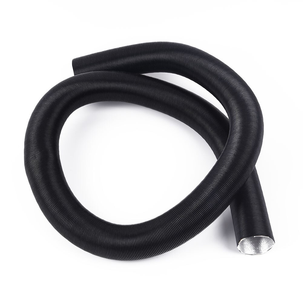 Conducto calentador de coche, tubo de aire acondicionado de 42mm, aire acondicionado negro cálido