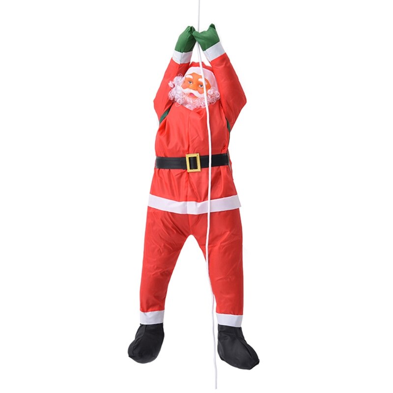 Jul vedhæng stige reb klatring julemanden hængende dukke xmas træ dekor: 5 ac 902201- a