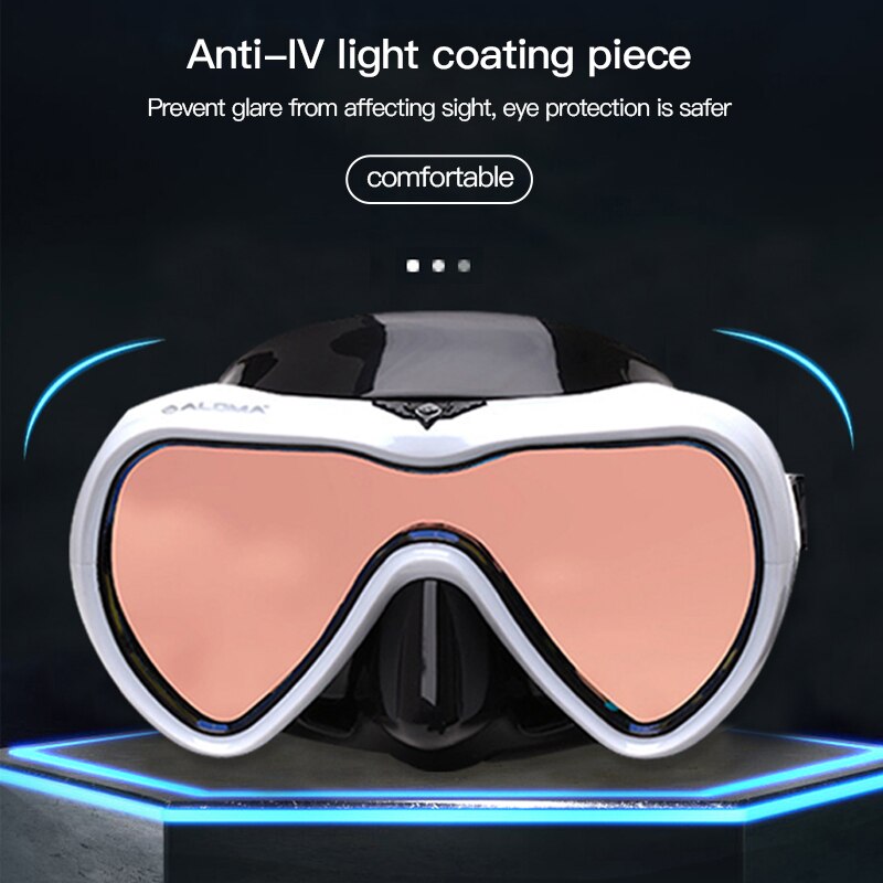 underwater diving mask goggles women man equipment glasses scuba full face kits for snorkeling and deepscuba