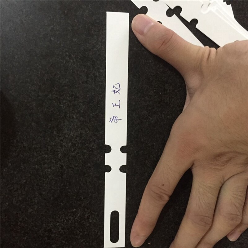 100Pcs Pvc Waterproof Ring Set Label Plant Label Gardening Label Plastic Orchid Label