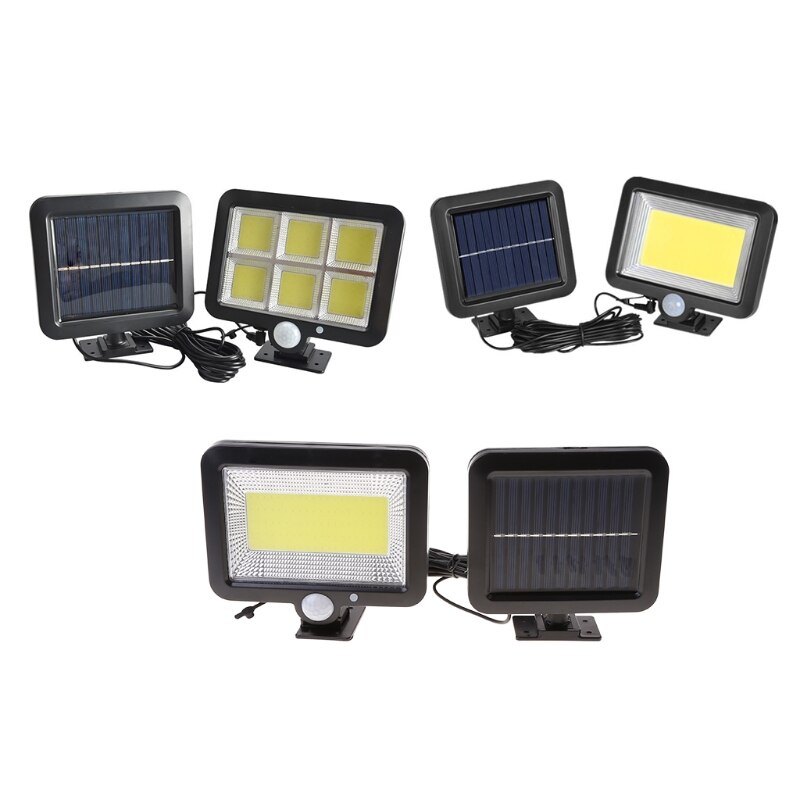 100LED Solar Light Outdoor Motion Sensor Recharge Solar Wall Light Waterproof Emergency Led Light For Street Garden H054