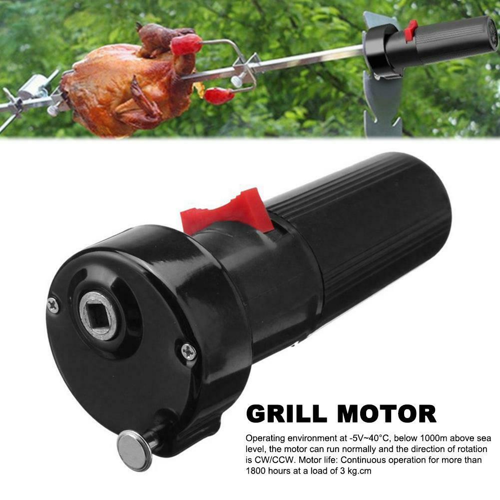 Electric Grill Rotisserie Motor Roast Rotator Spit 1.5V Battery for BBQ Barbecue E2S