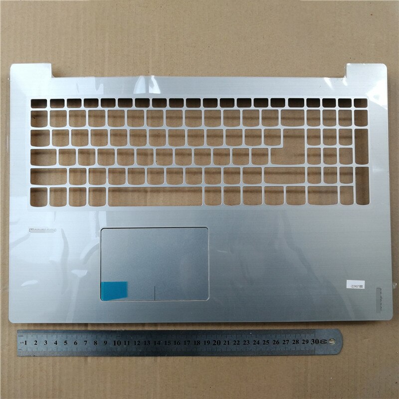 Funda trasera para portátil para Lenovo ideapad 320-15 320-15IKB 5000-15 320-15ISK 320-15ABR, Cubierta superior, bisagra de la carcasa inferior con reposabrazos: silver C