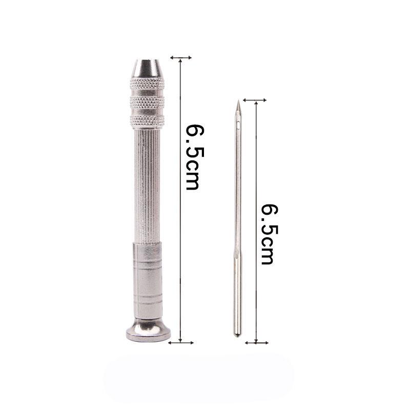 Leather Sewing Kit Hand Stitcher DIY Leather Sewing Awl Needle Set Leather Punch Hole Tent Shoes Repairing Tool