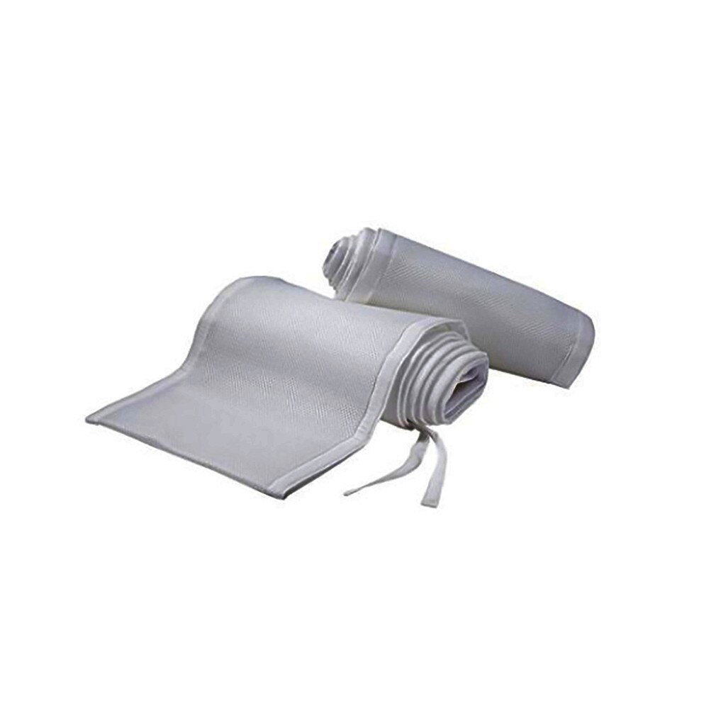 Protection Anti-Collision | Maille respirante pour -né, berceau, Anti-Collision, antichoc, amovible neige blanche, doublure de lit, 10.03