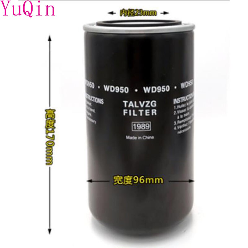Schraube luft kompressor öl Filter W920 WD950 WD962 öl Filter öl Netz luft kompressor Filter: WD950
