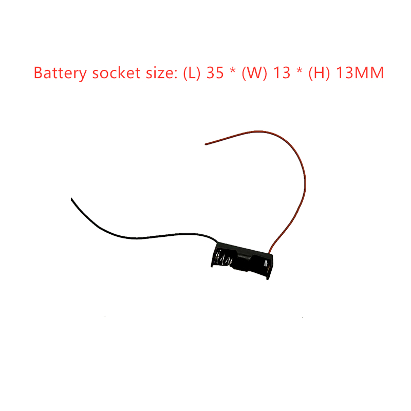 Soporte de batería de 12V 23A, caja de almacenamiento de batería recargable con cable de alambre, soporte de batería de 12V 23A, caja de batería de 12V con interruptor