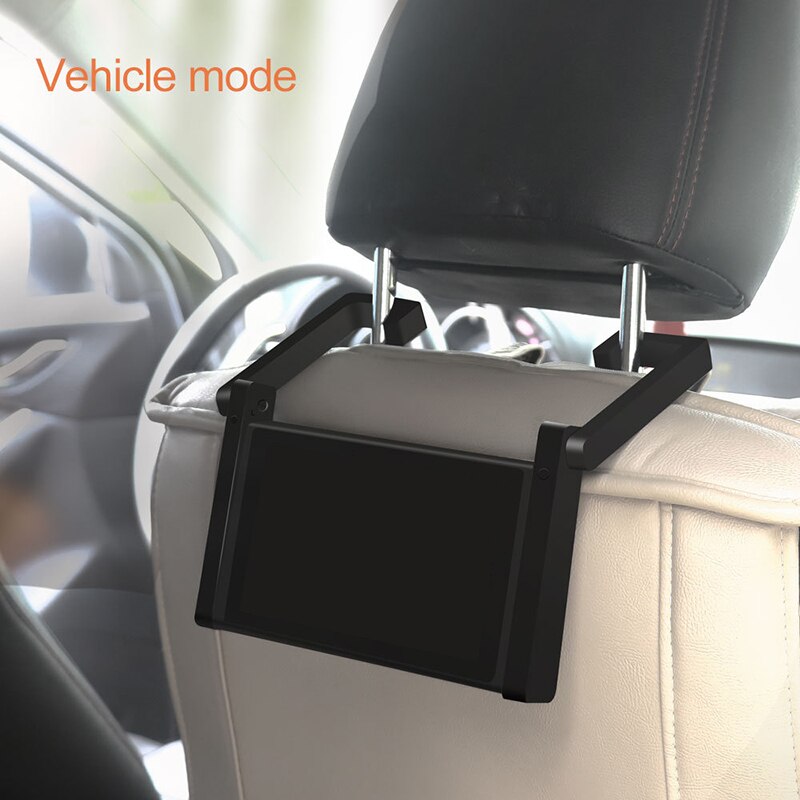 Adjustable Car Headrest Mount Holder Stand Bracket For NS Console
