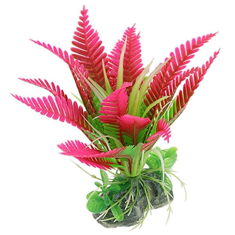 Store fisk akvarie dekorationer giftfri dekorativ kunstig ukrudt vand ornament plante akvarie planter græs tilbehør